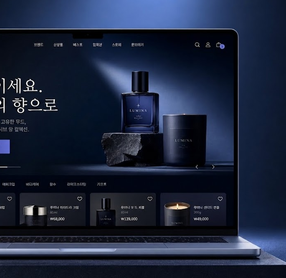 브랜드 홈페이지